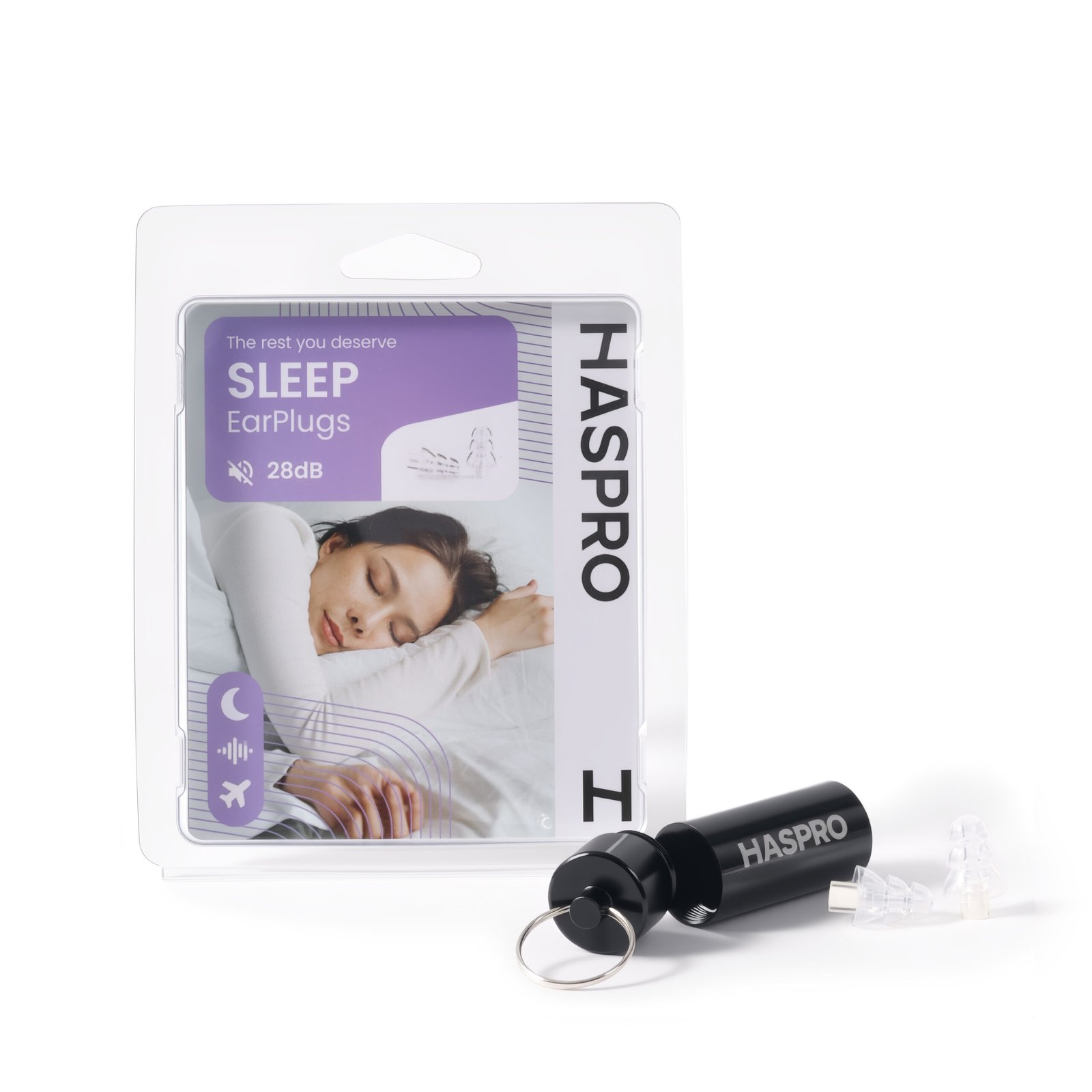 HASPRO SLEEP EarPlugs SNR 28 dB