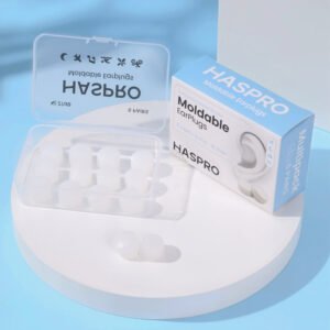 HASPRO MOLD 6P | Moldable Silicone Earplugs (6 Pairs) SNR 27 dB