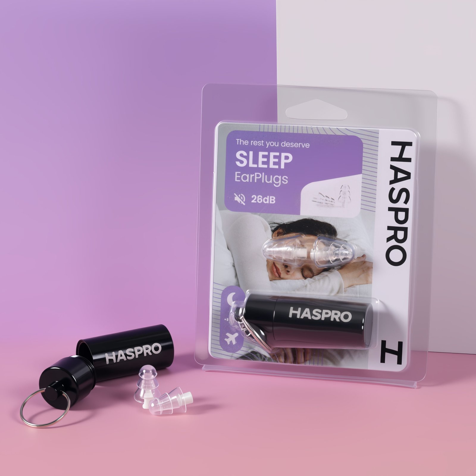 HASPRO SLEEP EarPlugs SNR 28 dB - Image 2
